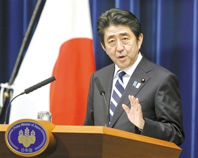  日本首相安倍晋三。