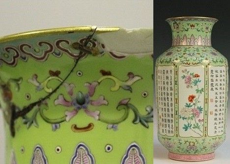 英国夫妇花瓶插假花拍卖时惊悉是清朝古董